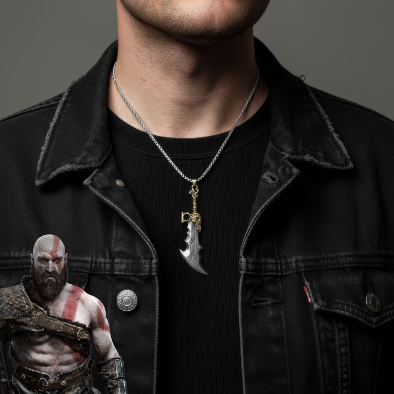 Kratos Sword Necklace 2