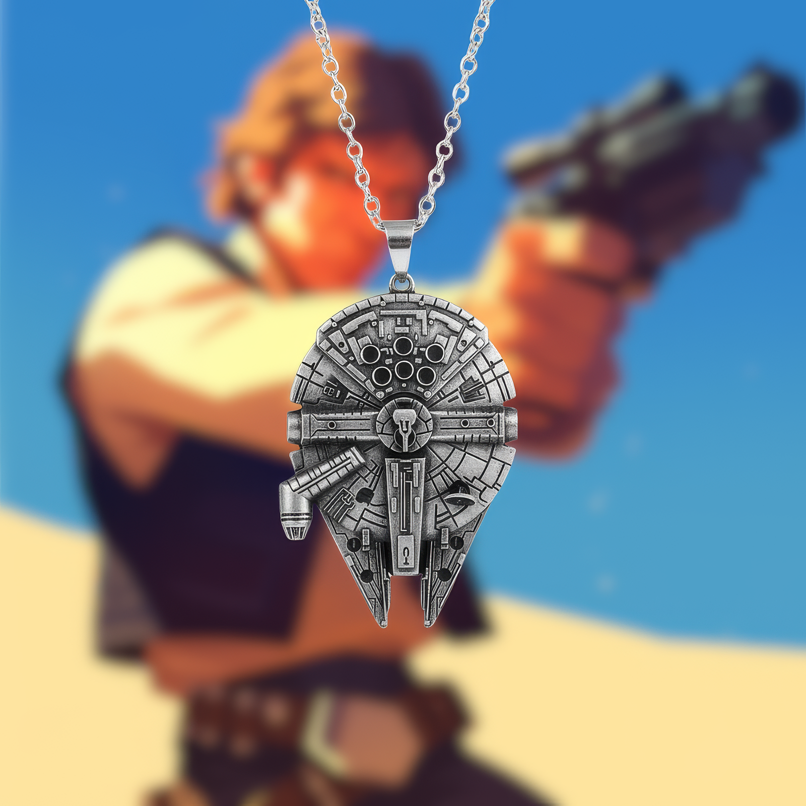 Millennium Falcon Necklace