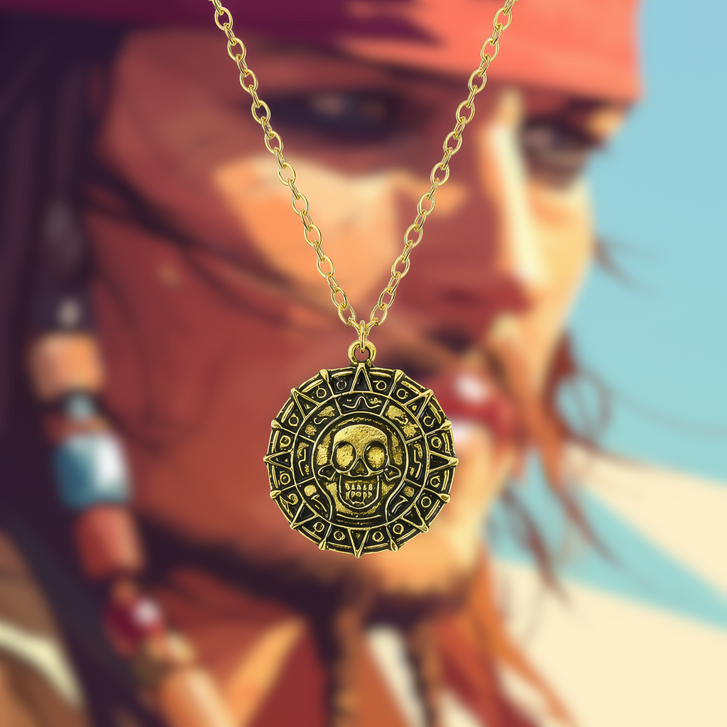 Aztec Coin Necklace