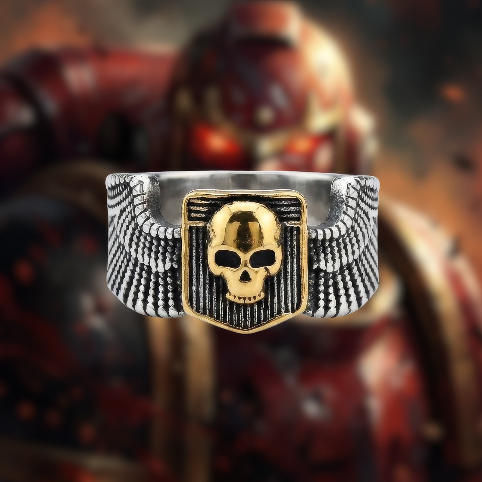 Imperium Skull Ring