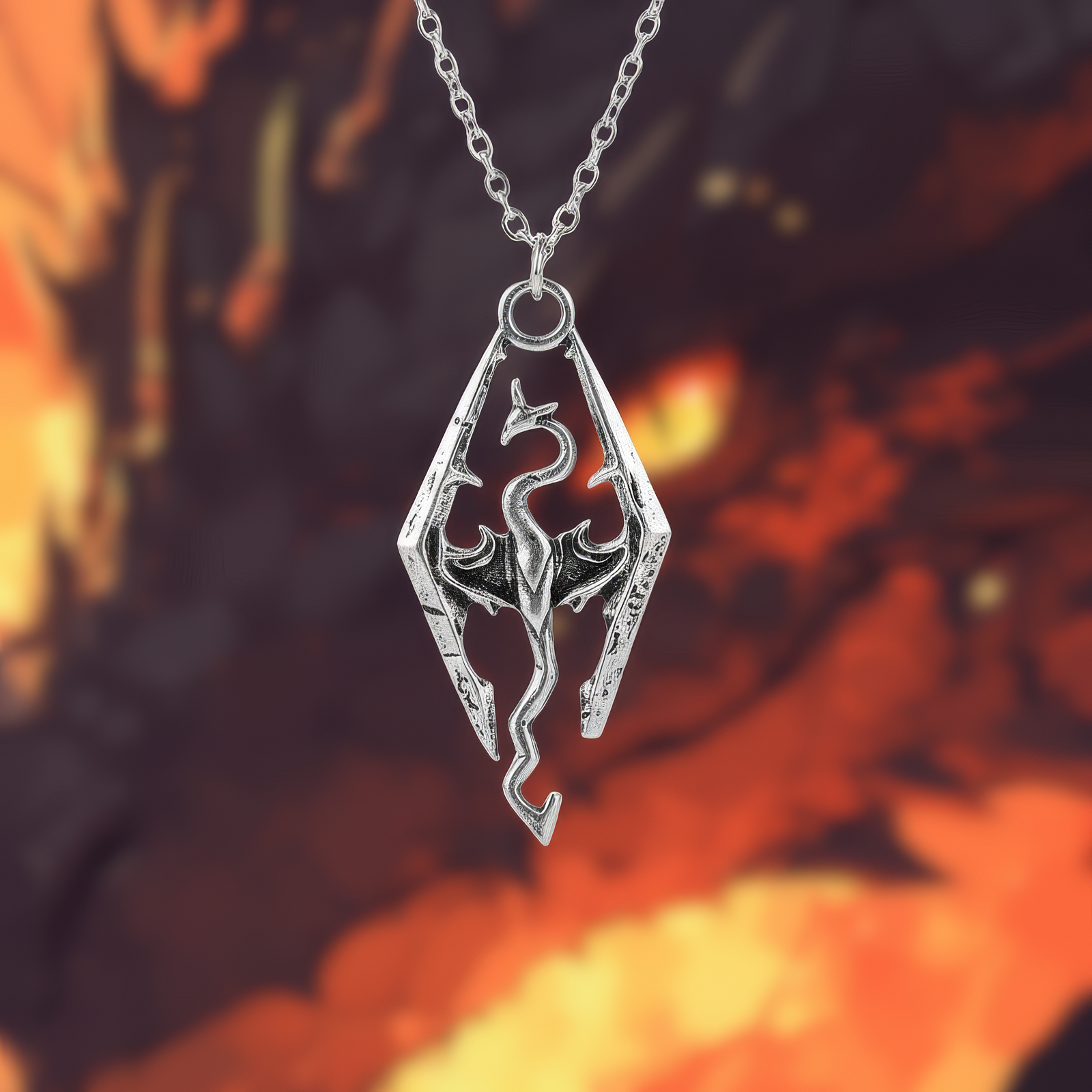 Skyrim Dragon Necklace