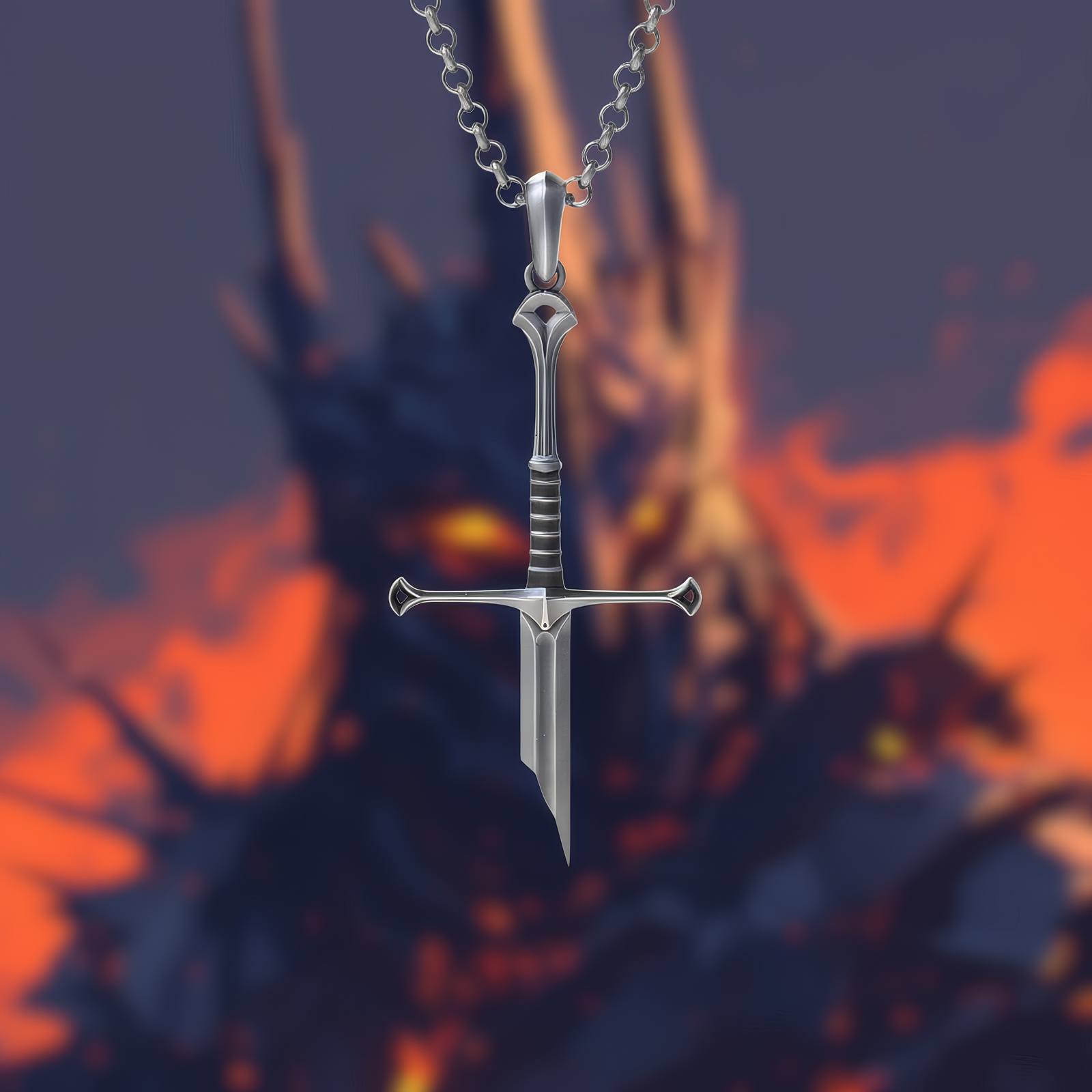 Narsil Sword Necklace