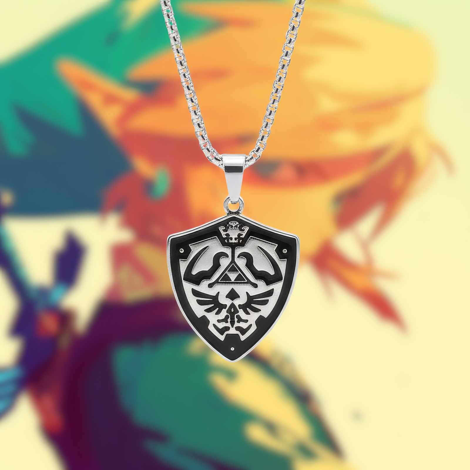 Link Hylian Shield Necklace