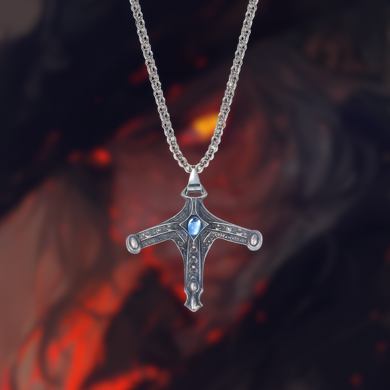 Bloodborne Cross Necklace 1