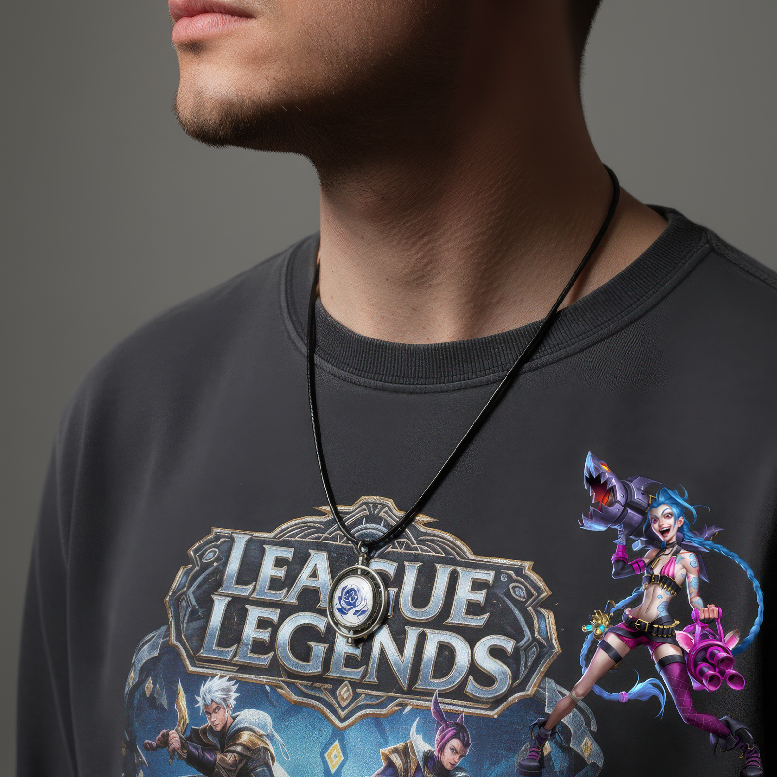 Jinx Rotating Coin Necklace