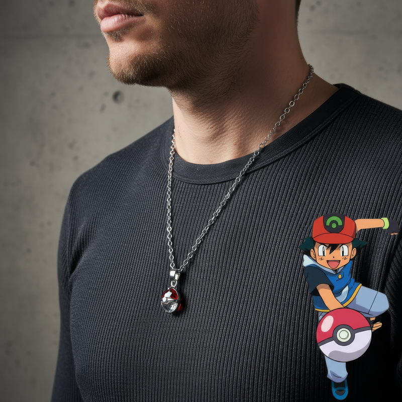Pokéball Necklace 2