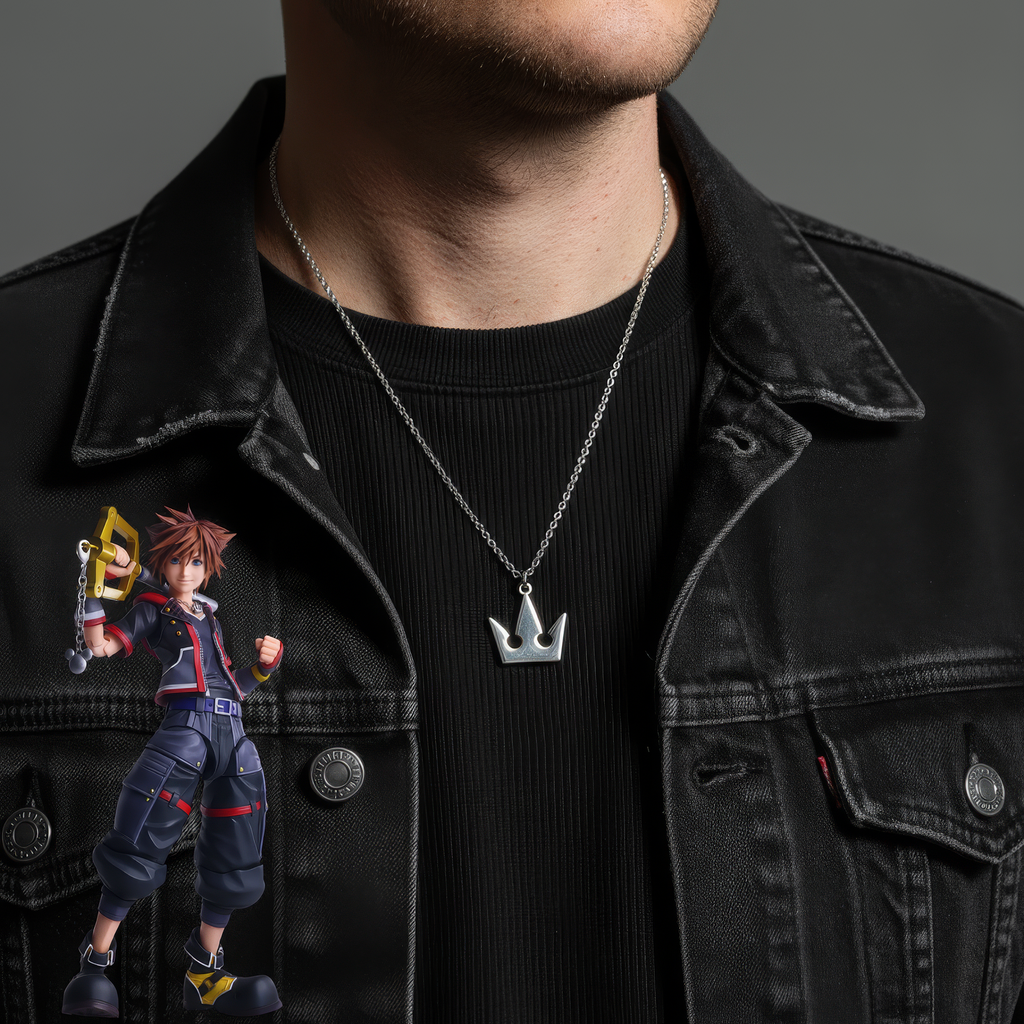 Kingdom of Hearts Crown Necklace