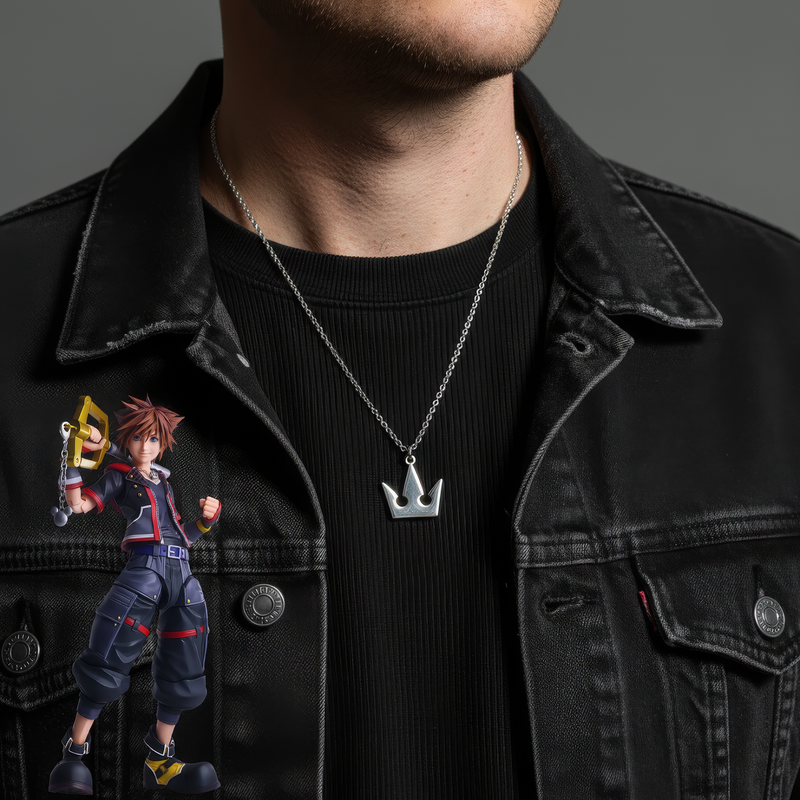 Kingdom of Hearts Crown Necklace 2