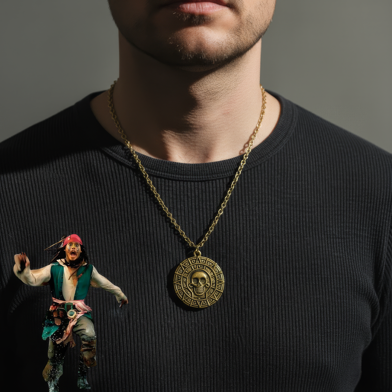 Aztec Coin Necklace 2