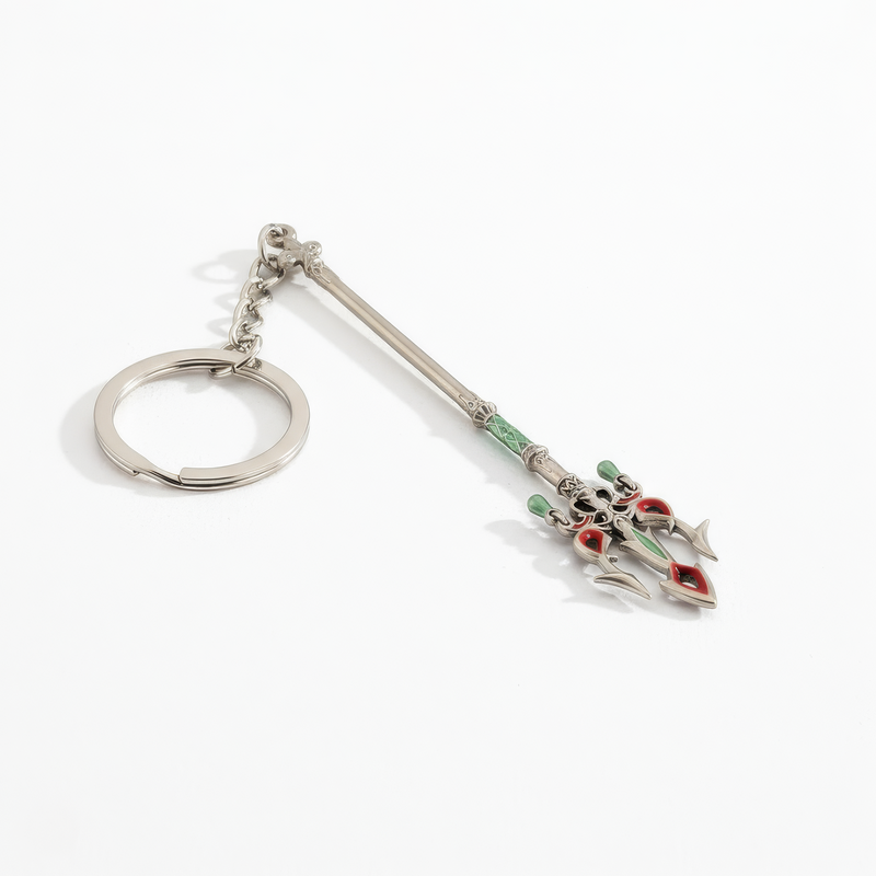 Zelda Lightscale Trident Keychain 4