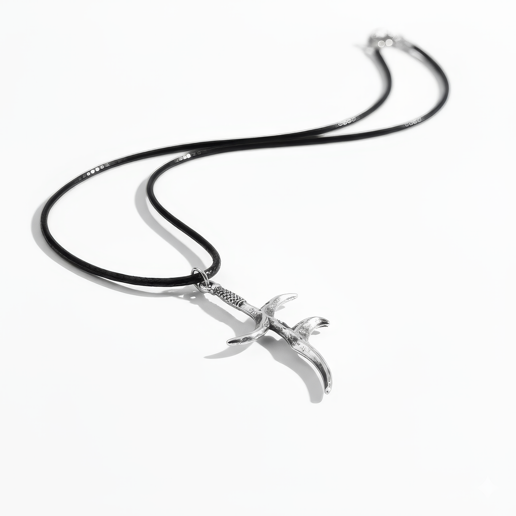 Alecto Black Knife Necklace