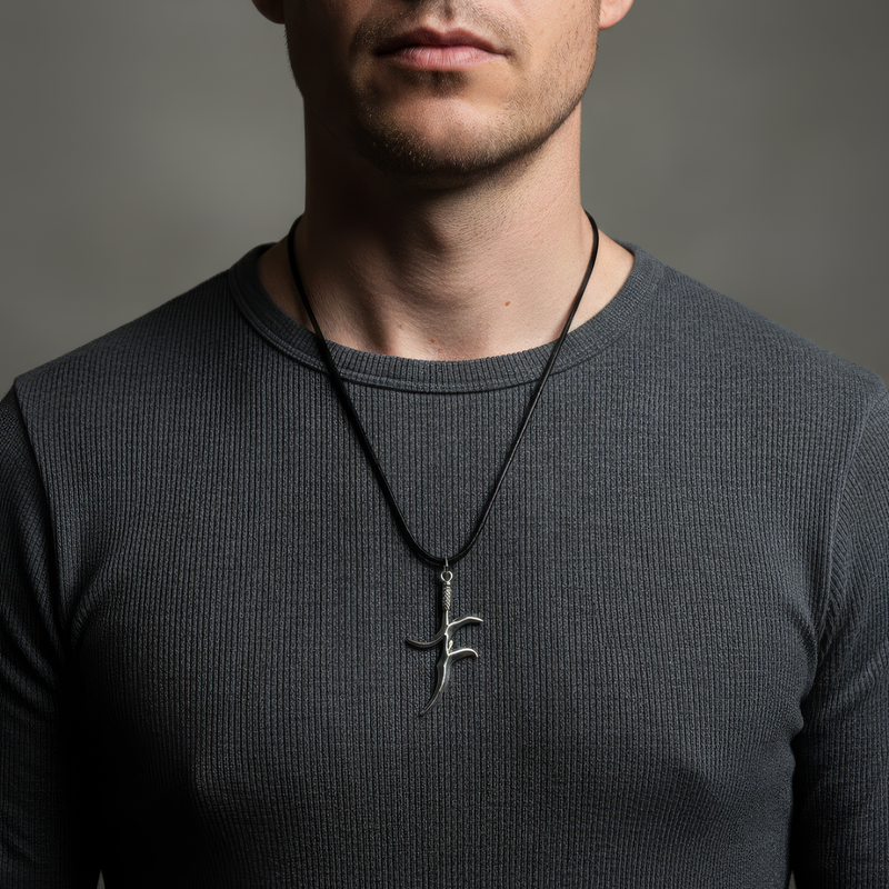 Alecto Black Knife Necklace 3