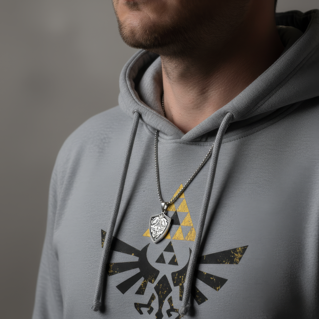 Link Hylian Shield Necklace