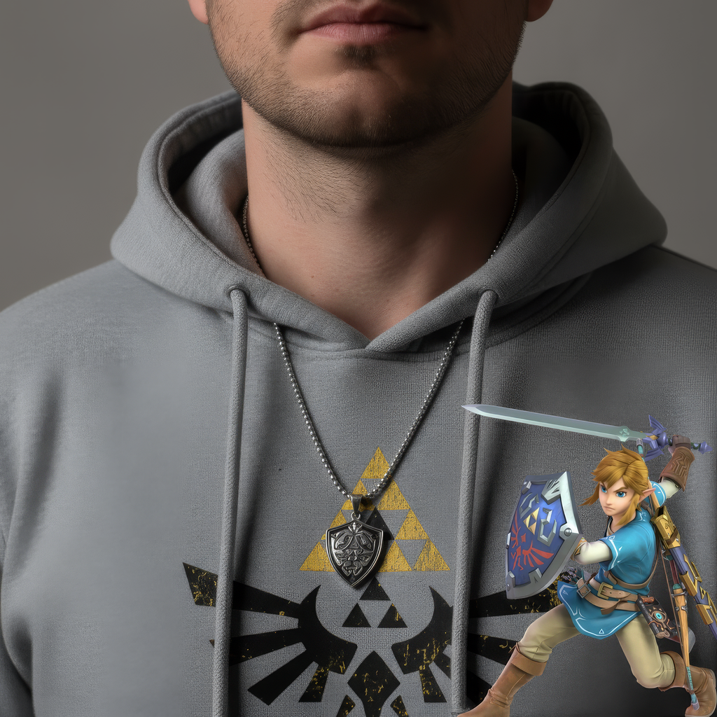 Link Hylian Shield Necklace