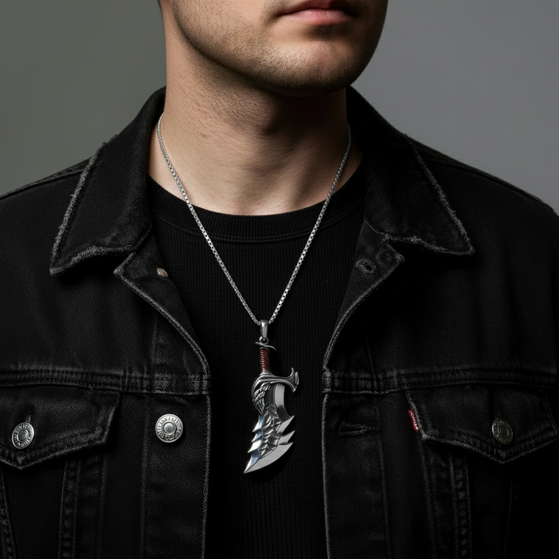 Kratos Sword Necklace 4